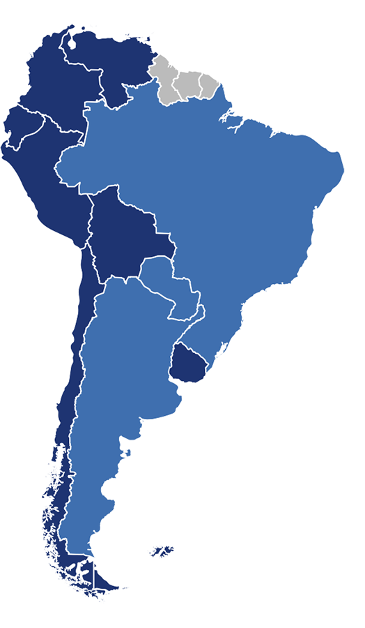 Hydro Seteint – Presencia en Sudamérica